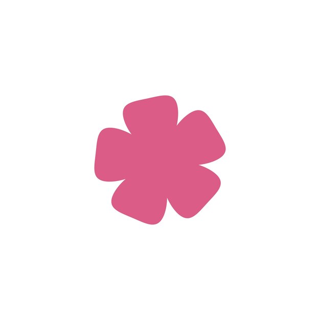Plumeria flor icono vector ilustración diseño logotipo plantilla