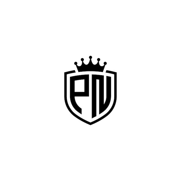 PN monograma logotipo diseño carta texto nombre símbolo monocromo logotipo alfabeto carácter simple logotipo