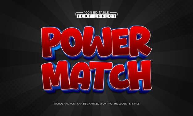 poder coincidir con el efecto de texto editable con un estilo de texto de juego y juego