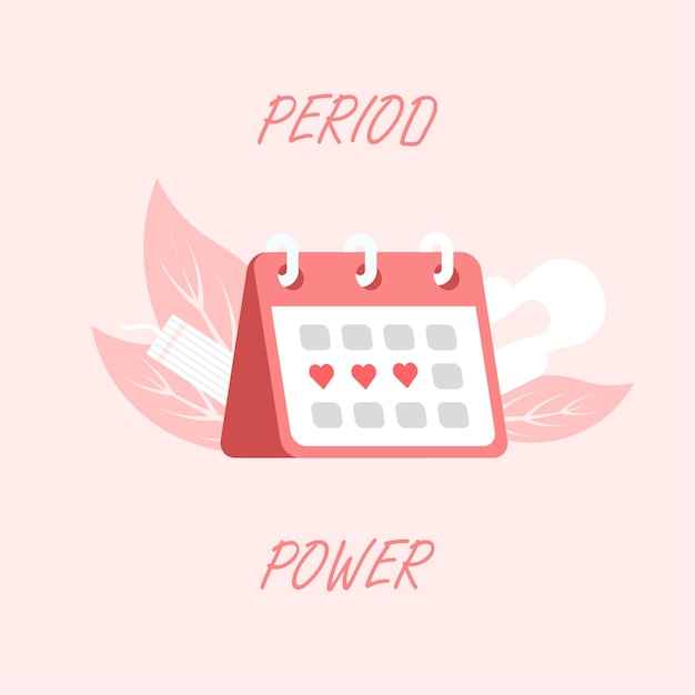 Poder menstrual Productos de higiene femenina Días de menstruación Toallas higiénicas y tampones