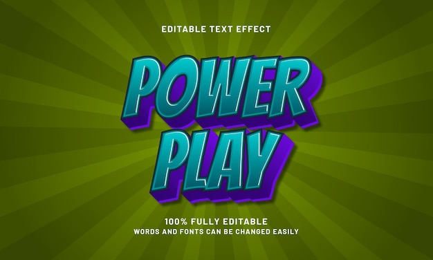 poder reproducir efectos de texto editables con un tema de juego y juego