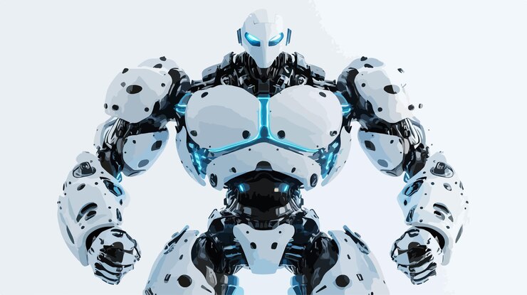 Vector el poderoso robot futurista