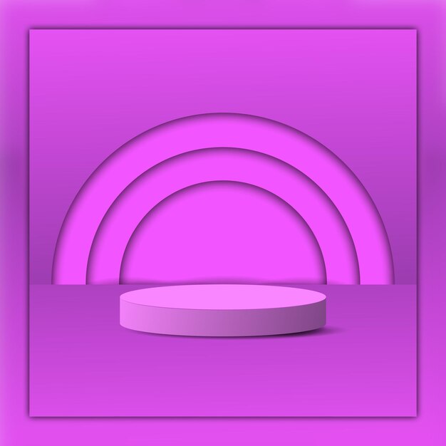 podio rosa