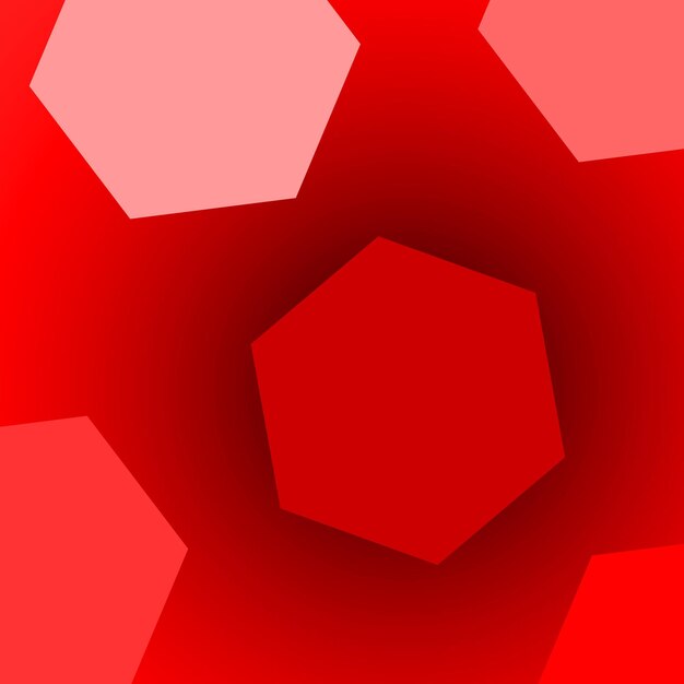 Polígono de fondo rojo