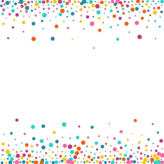 Vector polka arco iris celebran vector sobre fondo blanco