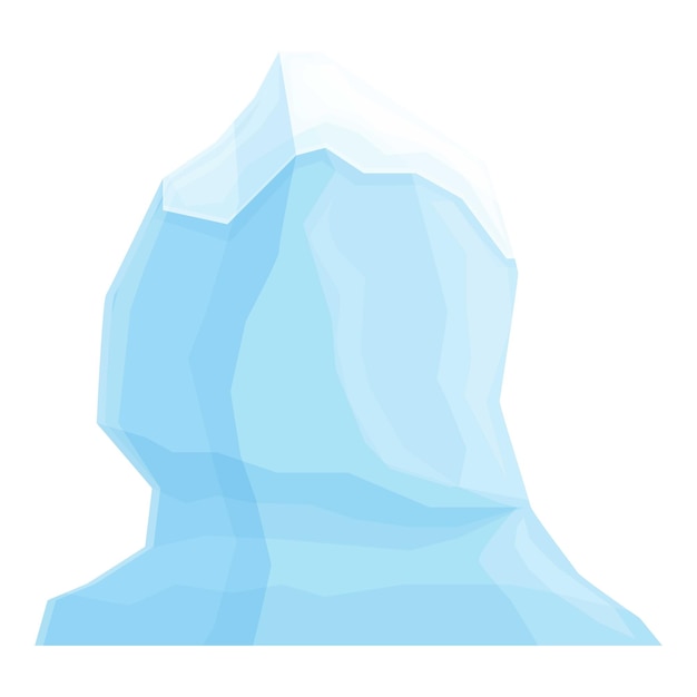 Polo iceberg icono dibujos animados vector Ice berg Mar polar