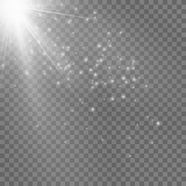 El polvo chispea y las estrellas brillan con una luz especial.
