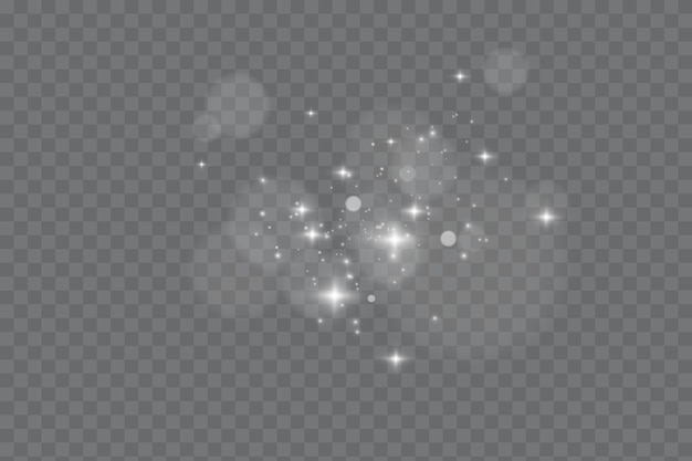 polvo dorado luz png Bokeh luz efecto luces fondo Navidad polvo brillante