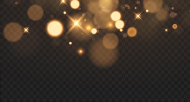 El polvo de Navidad brilla bokeh confeti luz y brillo superposición de textura para su diseño festivo