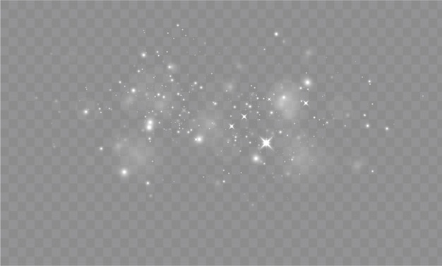 El polvo de Navidad brilla bokeh confeti luz y brillo superposición de textura para su diseño festivo