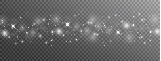 El polvo de Navidad brilla bokeh confeti luz y brillo superposición de textura para su diseño festivo