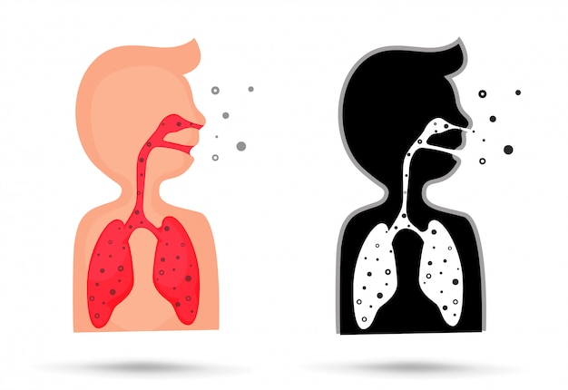 El polvo pequeño de los humos tóxicos cuando se inhala dañará los pulmones