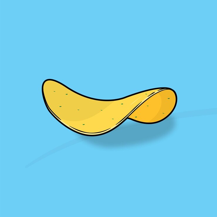 Pone papas fritas en vector simple