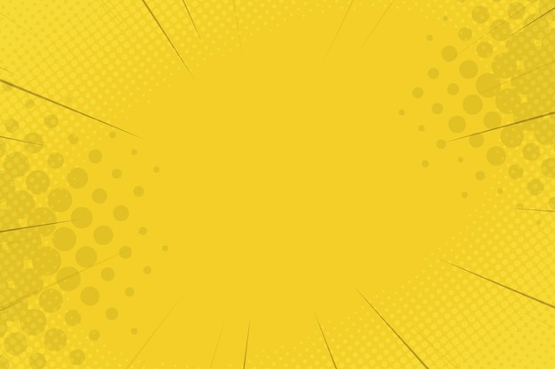 pop art comic fondo en blanco sobre amarillo