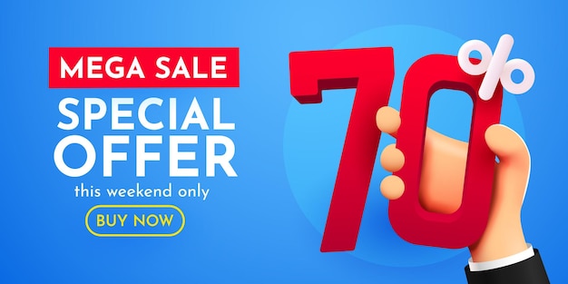 Porcentaje de descuento en las ventas de mano Porcentaje del descuento de la oferta especial