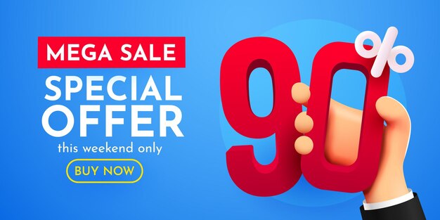 Porcentaje de descuento en las ventas de mano Porcentaje del descuento de la oferta especial