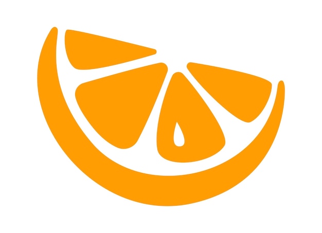 Porción de frutas de naranja