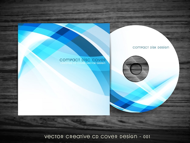 Vector portada de cd con espacio para su texto