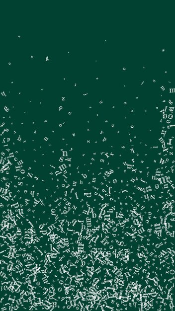 La portada del cuaderno de la escuela con tiza blanca flotando.