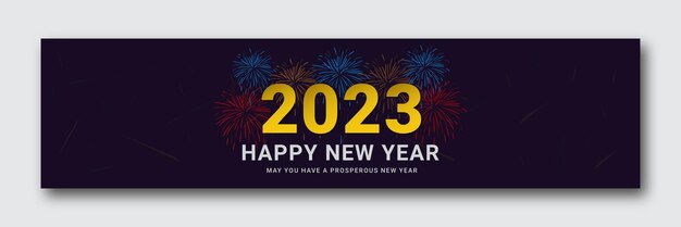 Portada del encabezado de Linkedin de año nuevo