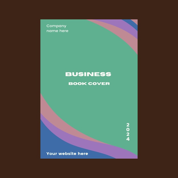 Portada del libro de perfil de empresa empresarial