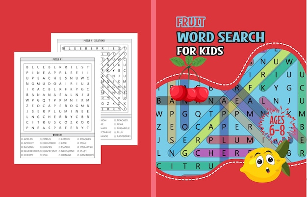 portada de libro de rompecabezas de búsqueda de palabras para niños Volumen-1.2