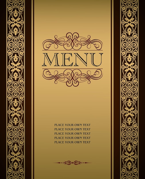 Portada del menú