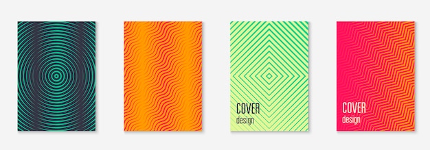 Portada de música con línea geométrica minimalista y formas modernas.