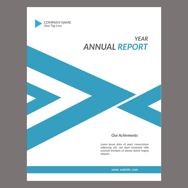 Portada de reporte anual