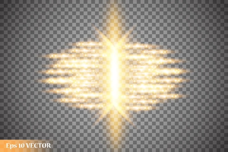 Vector portal de fantasía mágica teletransporte futurista efecto de luz velas azules rayos de una escena nocturna con chispas sobre un fondo transparente efecto de luz vacía del podio pista de baile de la discoteca