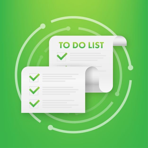 Portapapeles con icono de lista de verificación Portapapeles con icono de lista de verificación para web Ilustración de stock vectorial