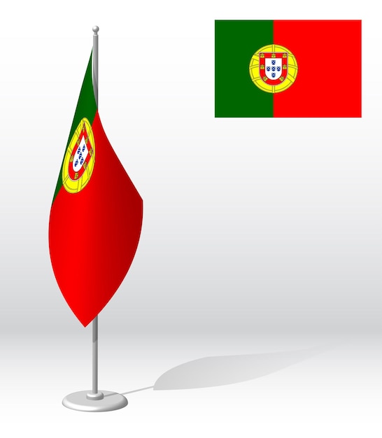 PORTUGAL Bandera en el mástil para el registro de eventos solemnes en los que se reúnen invitados extranjeros Nacional