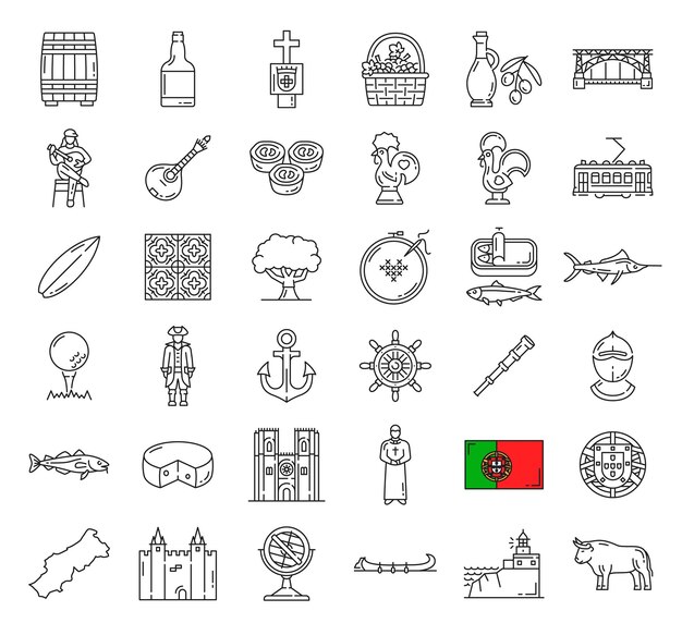 Portugal viajes hitos iconos o símbolos nacionales