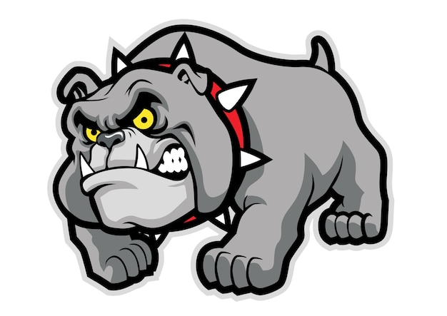 pose de bulldog clásico