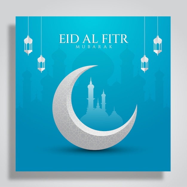 El post de eid al fitr en las redes sociales islámicas