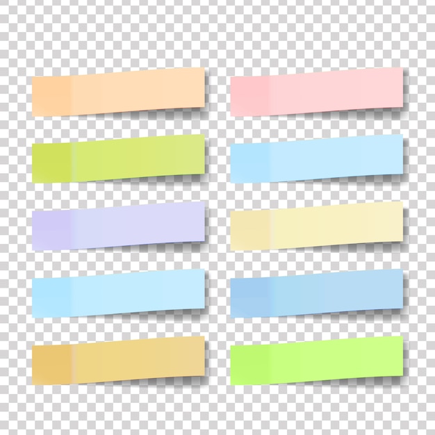 Post Note Sticker Vector