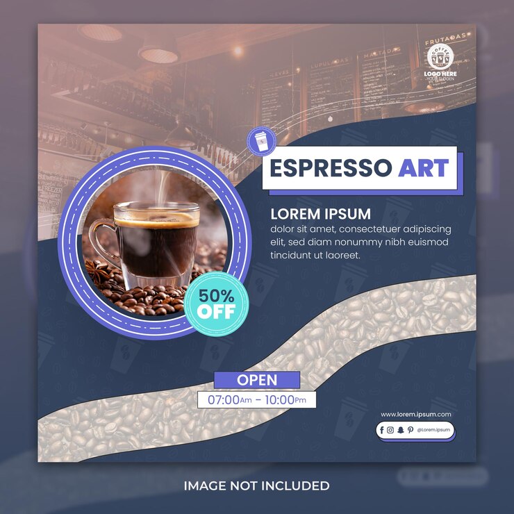 Un post en las redes sociales de Coffee Shop Square