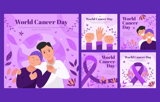 Post en las redes sociales del día mundial del cáncer