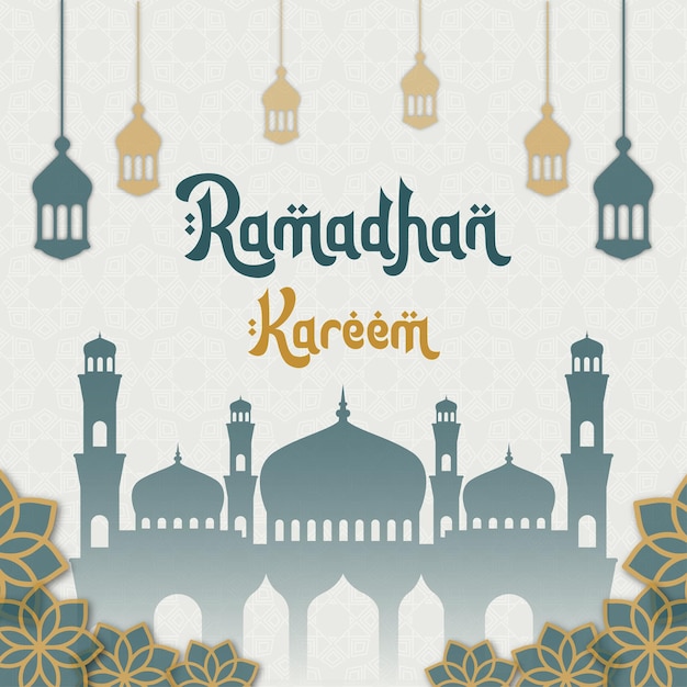 El post de las redes sociales de Ramadan Kareem