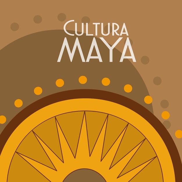 Postal de cultura maya