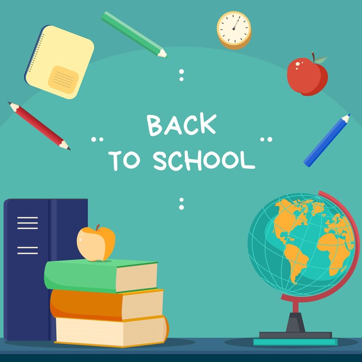 Postal de regreso a la escuela Admisión a la escuela Se puede usar para pancartas de volantes