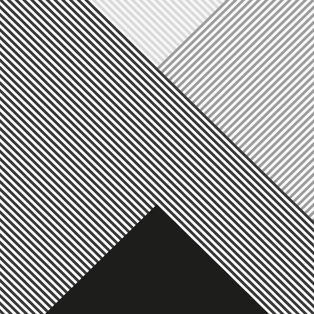Póster de arte geométrico abstracto para líneas de impresión