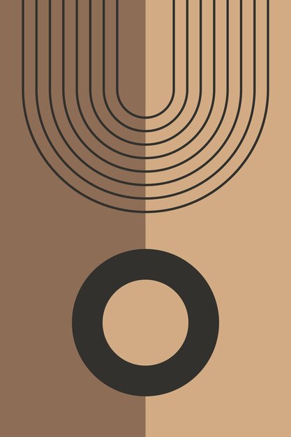 Poster de arte de pared Boho Impresiones de arte de mediados de siglo Decoración de pared moderna