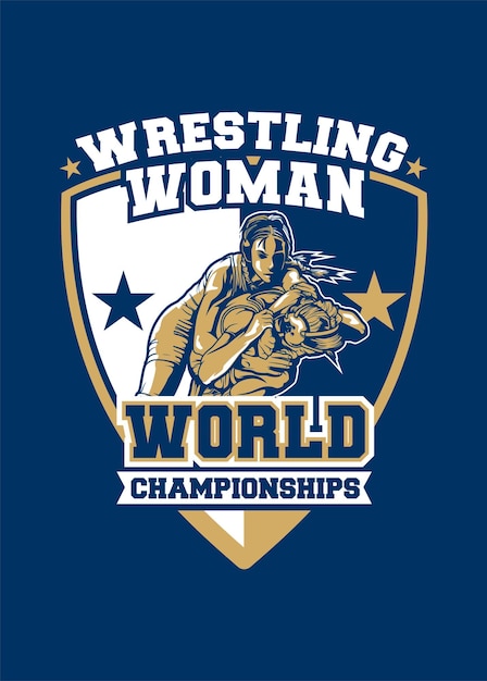 Poster del Campeonato Mundial de Lucha Libre Femenina