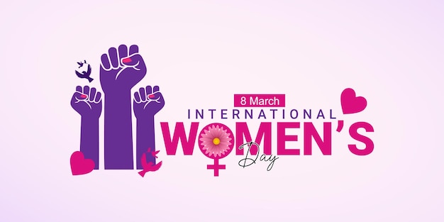 El póster conceptual del Día Internacional de la Mujer de 2024 El tema de la campaña del Día de la mujer es InspireInclusion Female.