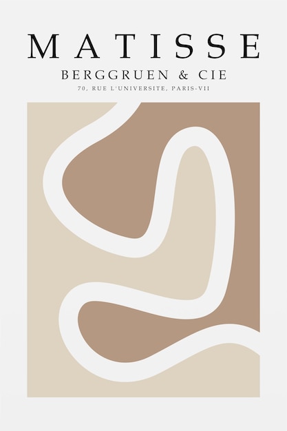 Póster de decoración de arte de pared de Matisse