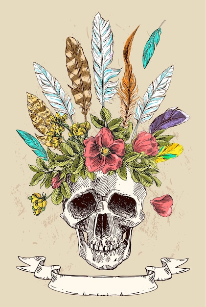 Póster decorativo estilo boho