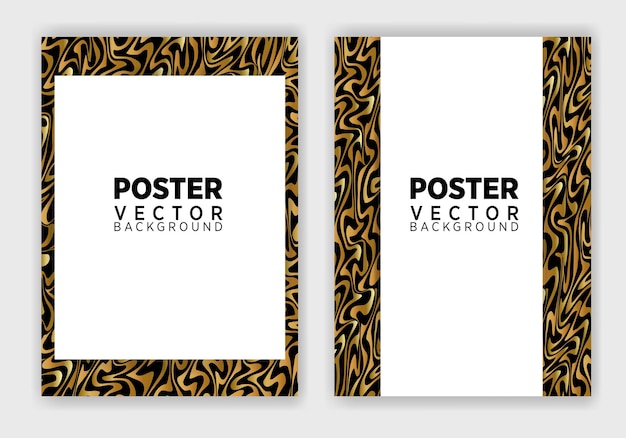 Póster de diseño gráfico abstracto vectorial. Plantilla de póster vertical vectorial, diseño abstracto.