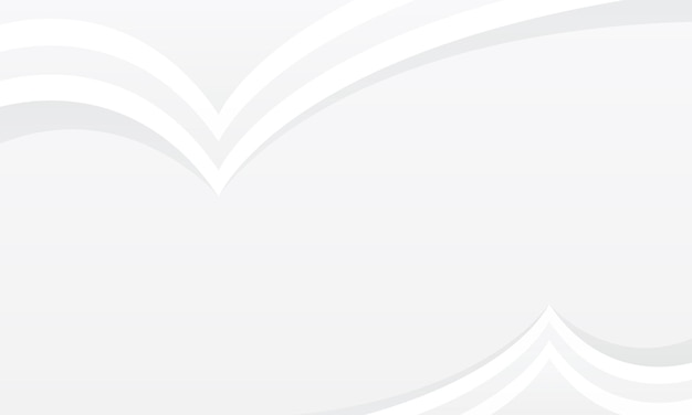 Poster de estandarte de diseño de fondo abstracto blanco para diapositivas y presentaciones