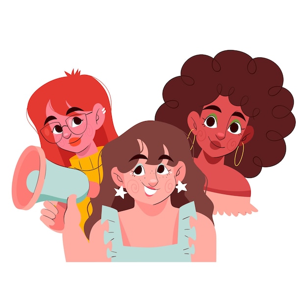 Poster del feliz día de la mujer 8 de marzo Día Internacional de la Mujer